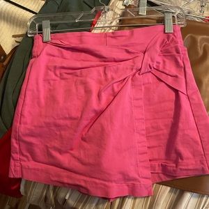 Pink twist skort